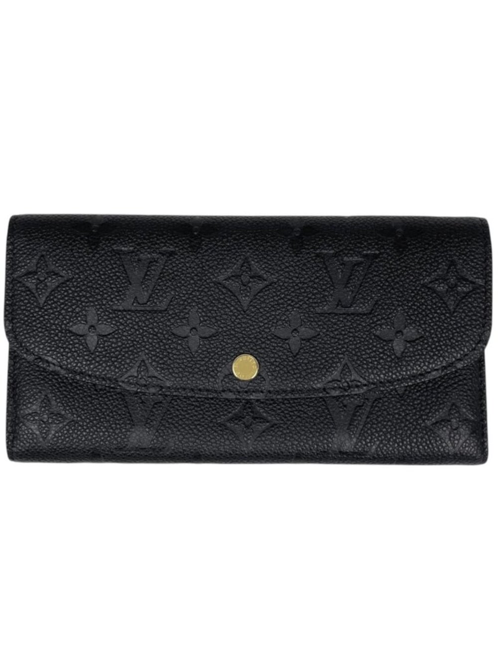Louis Vuitton Portefeuille Emily Wallet Bifold Monogram Empreinte Black